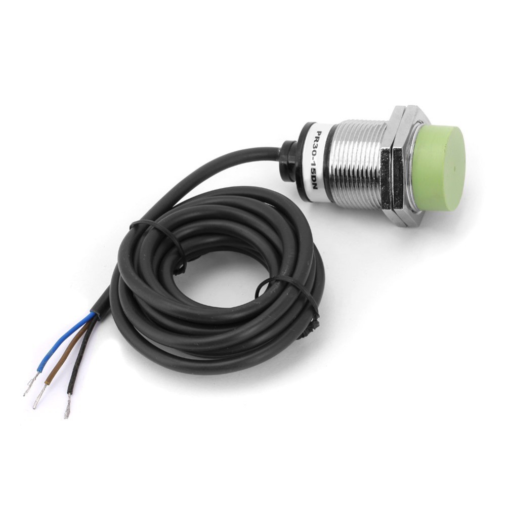 SWEETYX Proximity Switch, 15 มม.ระยะทางตรวจจับ DC12-24V Proximity Sensor Switch, ทนทานก่อสร้าง PR30-15DN 3 สาย NPN ไม่มีตัวเหนี่ยวนําสวิทช์อุปกรณ์ควบคุม ราคา ถูกที่สุด ดีลบีเคเค แกลเลอรีภาพที่ 9