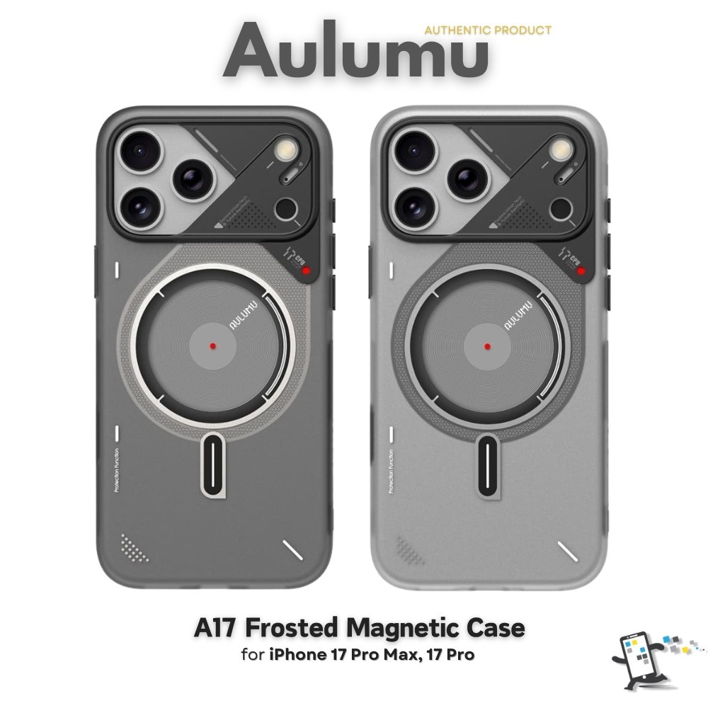 Aulumu A17 Frosted Magnetic Case เคสสำหรับ iPhone 17 Pro Max และ iPhone 17 Pro(พร้อมส่ง)