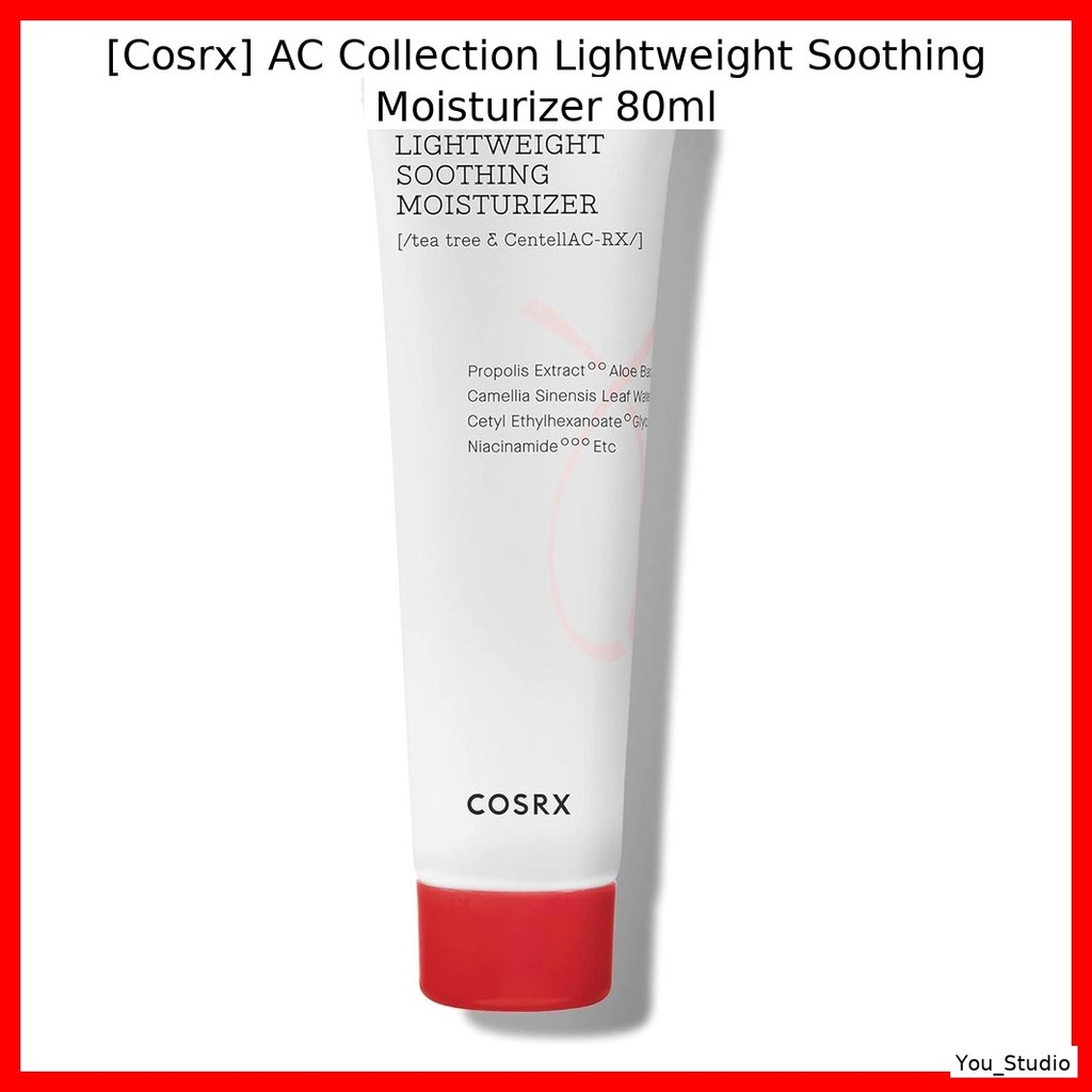 [COSRX] AC Collection Lightweight Soothing Moisturizer 80ml / Fresh Soothing Hydration for Acne-Pron