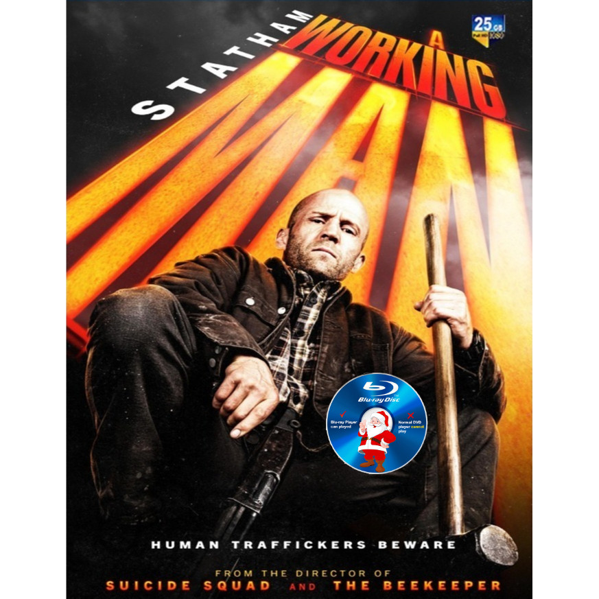 E-BLURAY A Working Man 2025 ENGLISHATOS TRUE-HD 7.1 Action Thriller Jason Statham Jason Flemyng MOVI