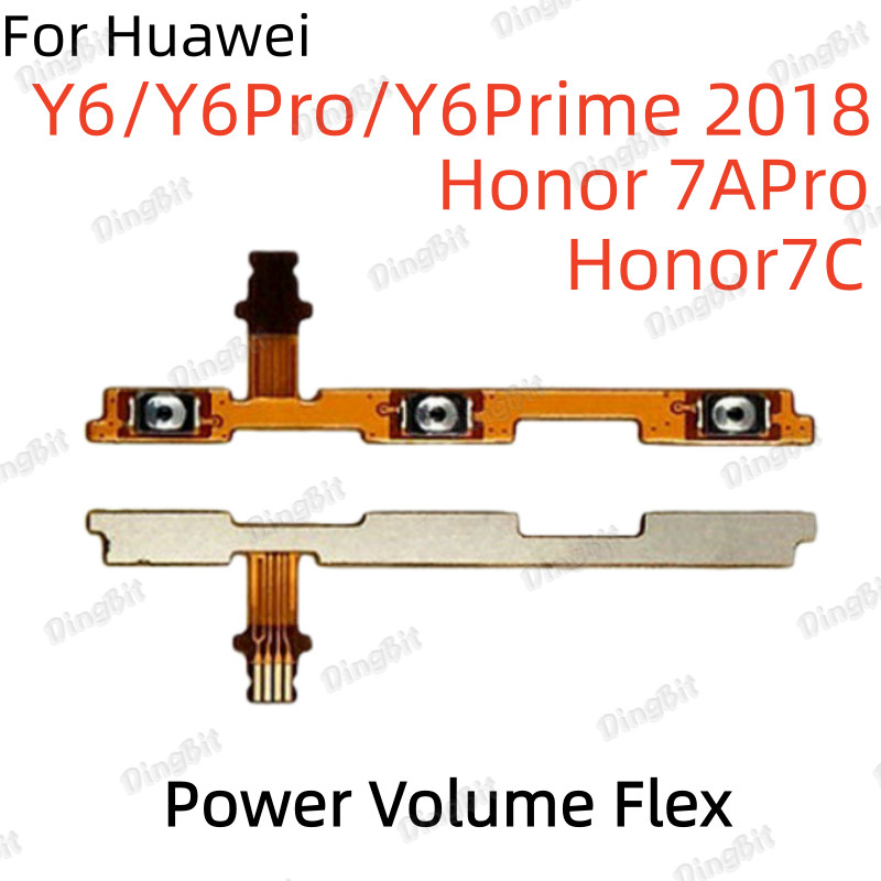 Power Volume Flex สําหรับ Huawei Y6 / Y6Pro / Y6Prime 2018 / Honor 7A Pro / Honor 7C เปิดไฟ Volume U