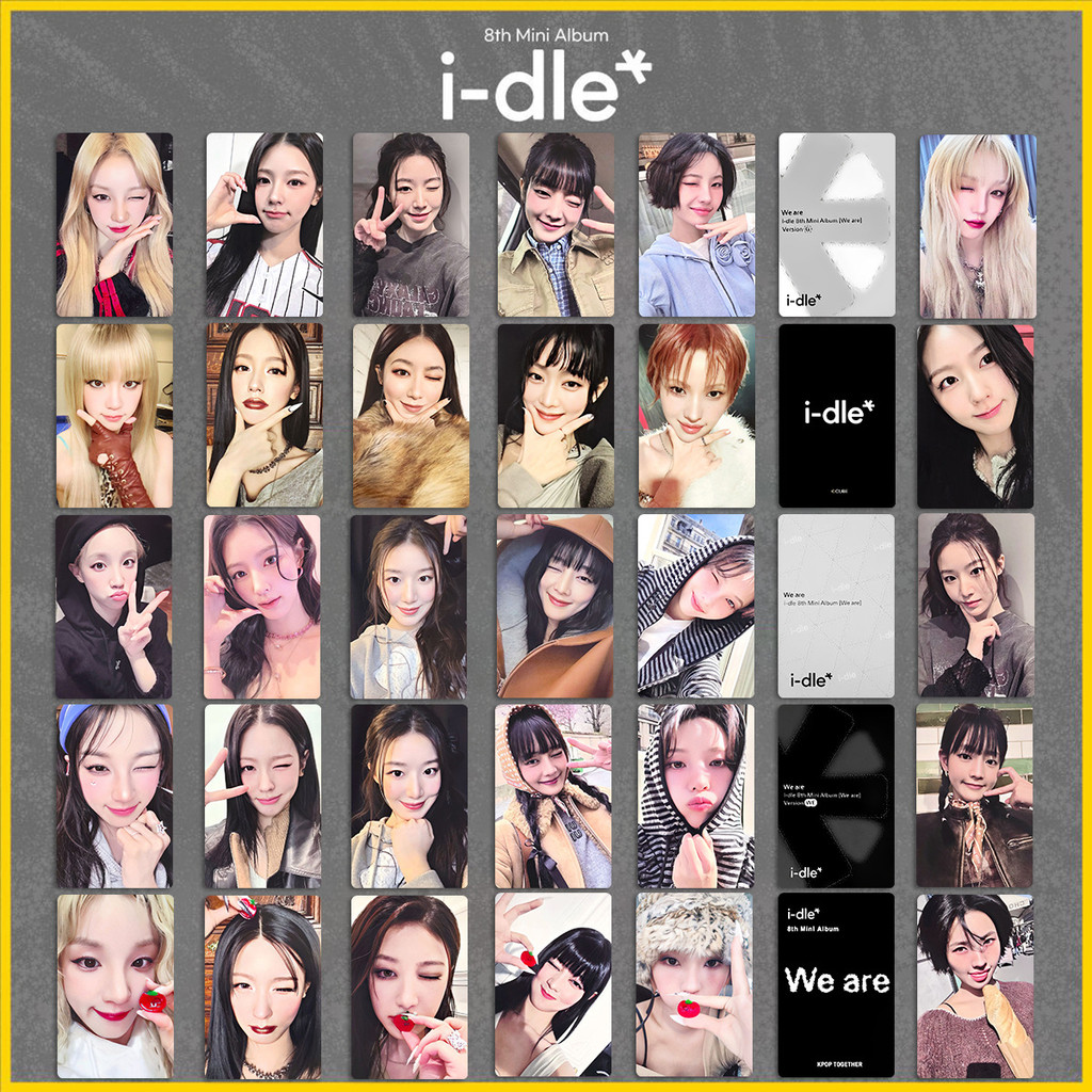I-dle Album เราคือสินค้า Photocard Girl Baby Bonus Card (G) I-DLE Random Card Online Photocard