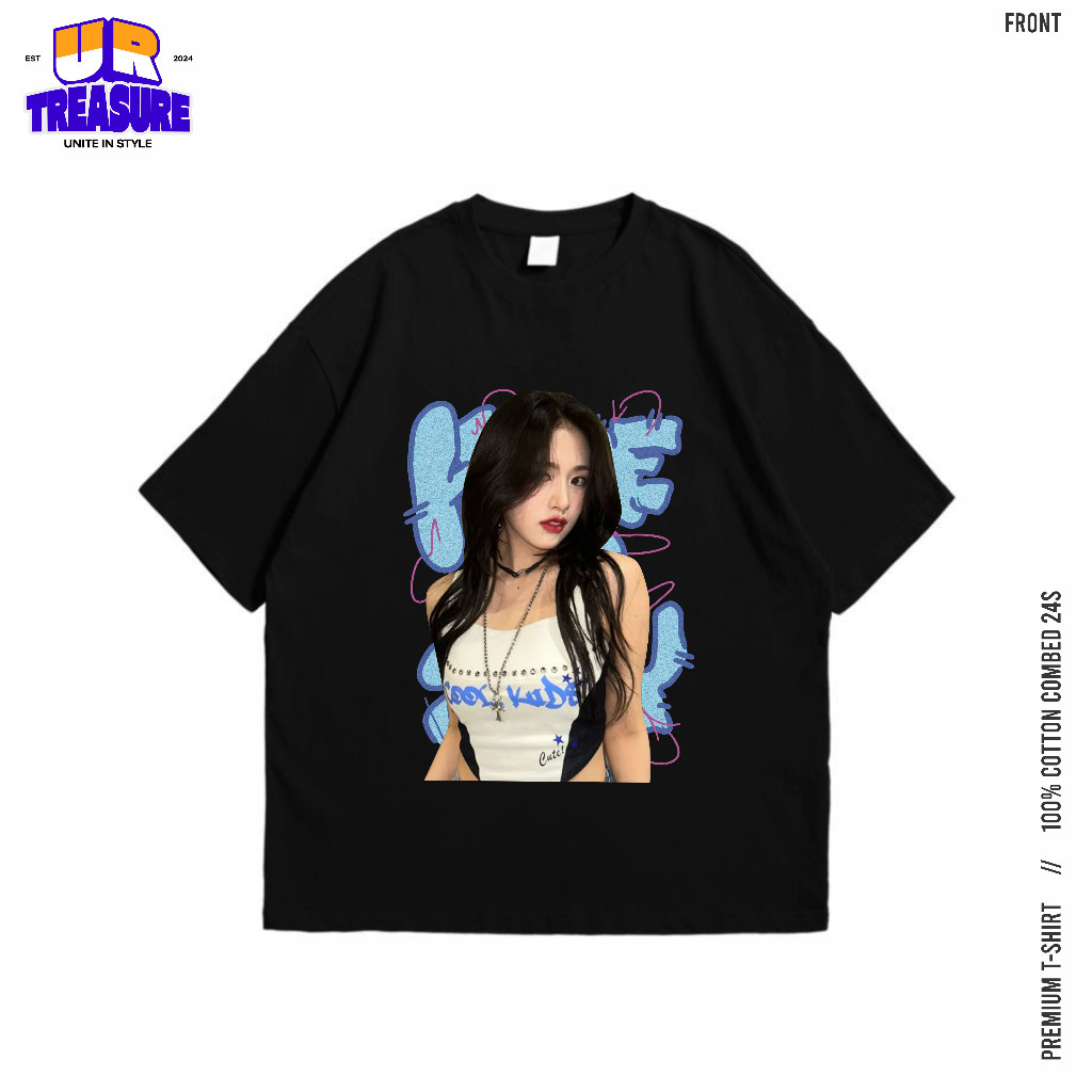 เสื้อยืด An Yujin IVE Cotton Combed 30S/ เสื้อยืด IVE Yujin - เสื้อยืด kpop