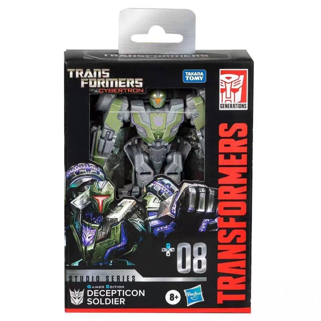 พร้อมสต็อก Hasbro Transformers Game Version Enhanced Level WFC08 Magazine Soldier Ready Stock