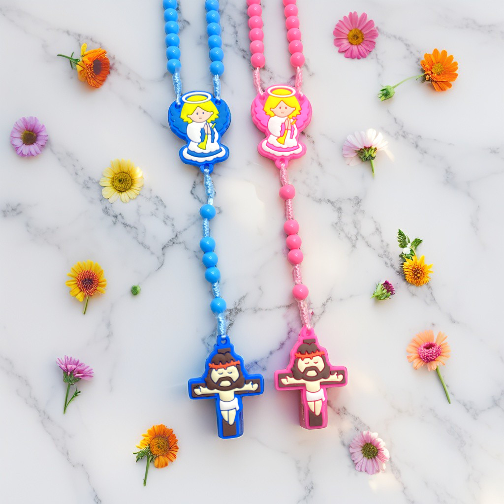 สร้อยคอ ROSARY ของ CATHOLIC – 8MM CHALK BEAD / CATHOLIC ROSARY / SEKAMI ROSARY