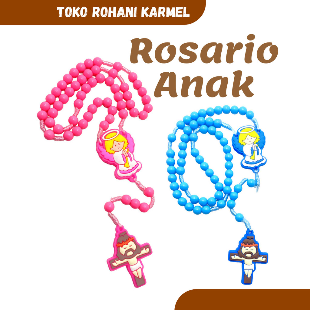 สร้อยคอ ROSARY ของ CATHOLIC – 8MM CHALK BEAD / CATHOLIC ROSARY / SEKAMI ROSARY