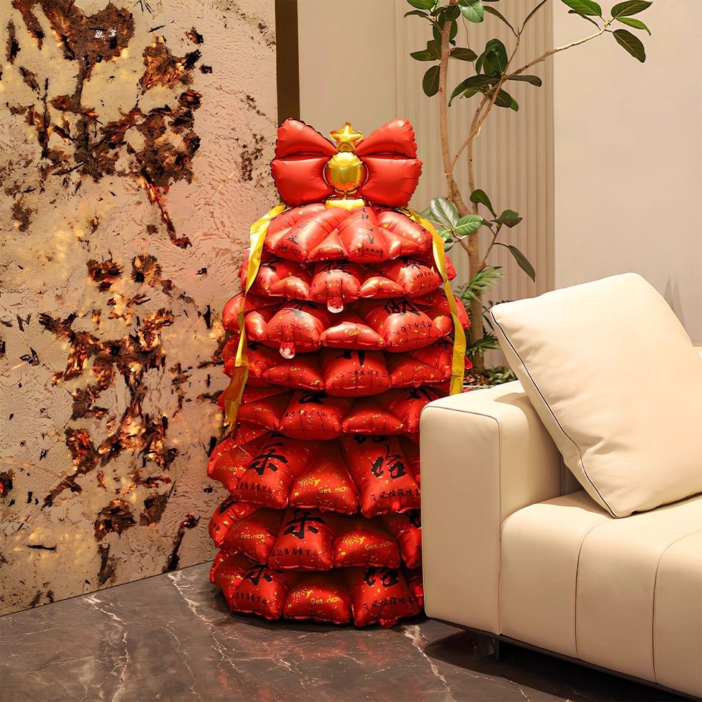 【กรุงเทพจัดส่งสินค้า】Chinese New Year Decoration Balloons ของตกแต่งวันตรุษจีน อุปกรณ์ประกอบฉากถ่ายรูป ปีใหม่ ราคา ถูกที่สุด ดีลบีเคเค แกลเลอรีภาพที่ 4