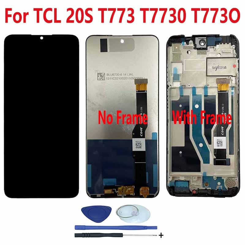 สําหรับ TCL 20S T773 T7730 T773O จอแสดงผล LCD Touch Screen Digitizer Assembly เปลี่ยนอุปกรณ์เสริม
