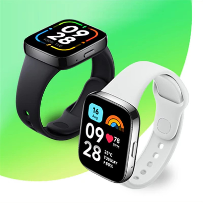 สายสิลิโคนกีฬาแบบนุ่ม + ฟิล์มกระจกนิรภัยสำหรับ for Smartwatch Redmi Watch 3 Active /3 Lite สายยาง แผ่นป้องกันหน้าจอ - รูปที่ 3