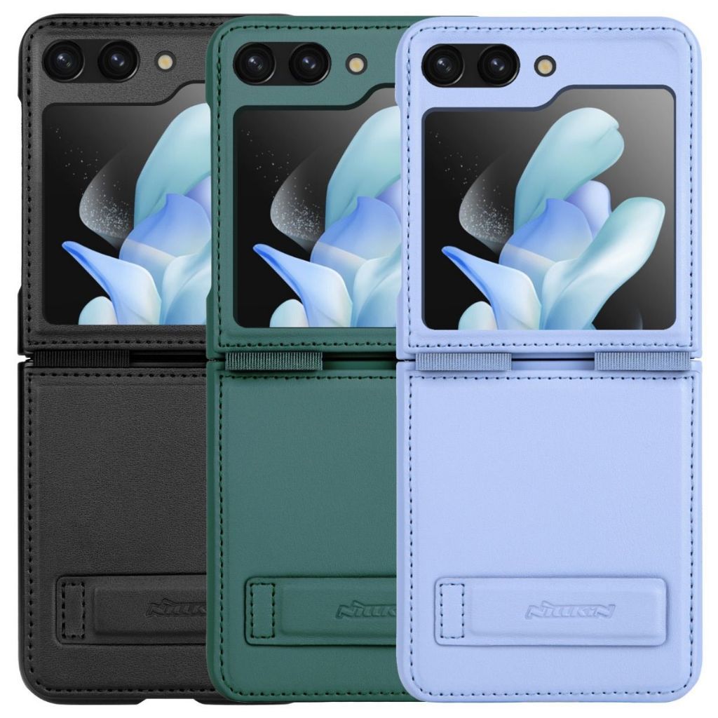 ✨ส่งใน🇹🇭✨ NILLKIN Qin เคสฝาพับ Samsung Z Flip 5 / Flip5 / ZFlip5 เคสแบบตั้ง เคสหนัง Leather Case for