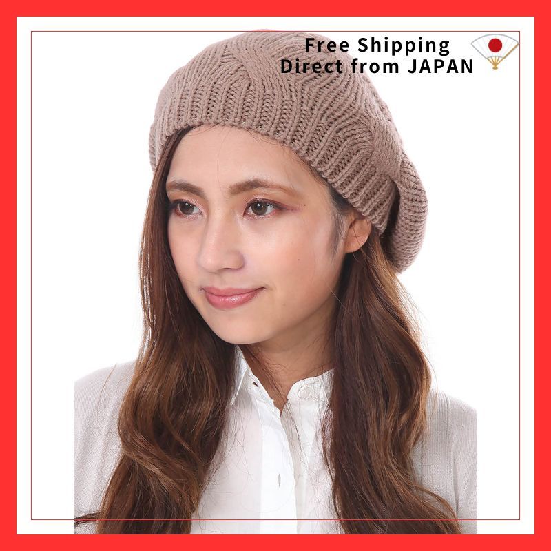 [TRAX SHOP] Women's Beret Hat Loose Plain Knit Beret Autumn Winter TG-0002 Knit Hat