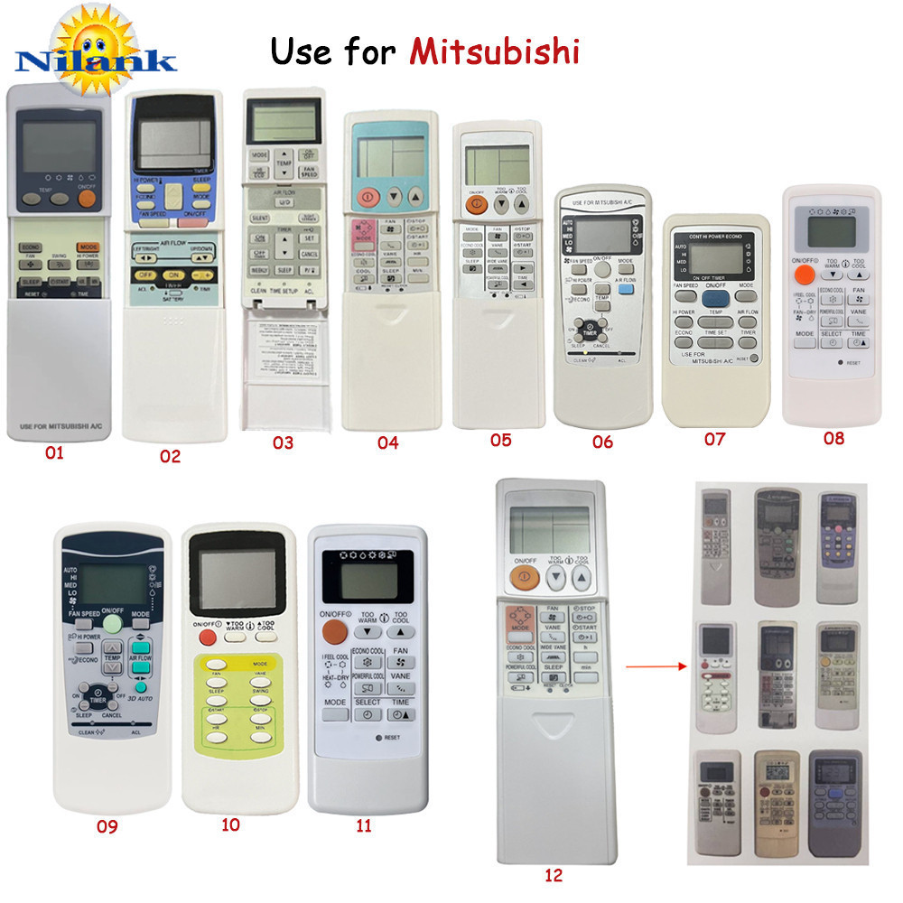 Remote รีโมทแอร์  - suitable for Mitsubishi รีโมทแอร์ อเนกประสงค์/ของแท้ 100%/การเลือกประเภท