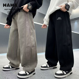 120-170 กางเกงผ้าลูกฟูกสำหรับเด็กสไตล์เกาหลี แฟชั่นฤดูหนาว อ…