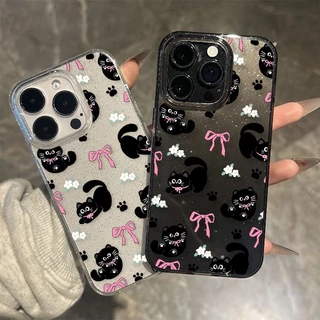 ประกายไฟ กรณีโทรศัพท์ จัดส่งจากประเทศไทย แมวน้อยน่ารัก สำหรับ iPhone 17 13 12 11 16 15 14 PRO MAX X XS MAX XR 7/8PLUS