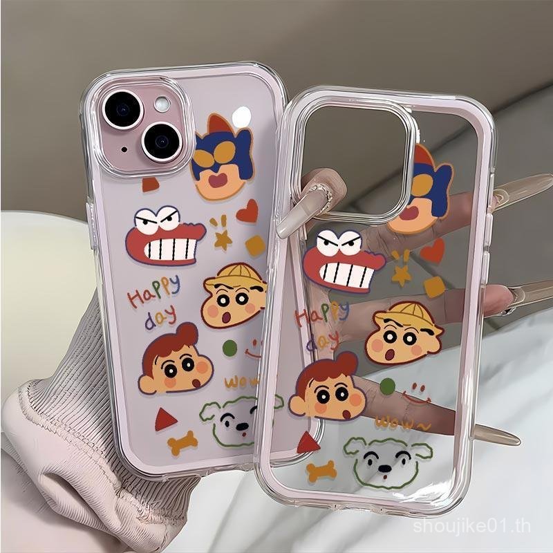 พร้อมการออกแบบสองสีสีสันสดใสลายการ์ตูนน่ารักสําหรับ iPhone 14 16 13 12 15 11 11PRO 14PRO 11PROMAX 13