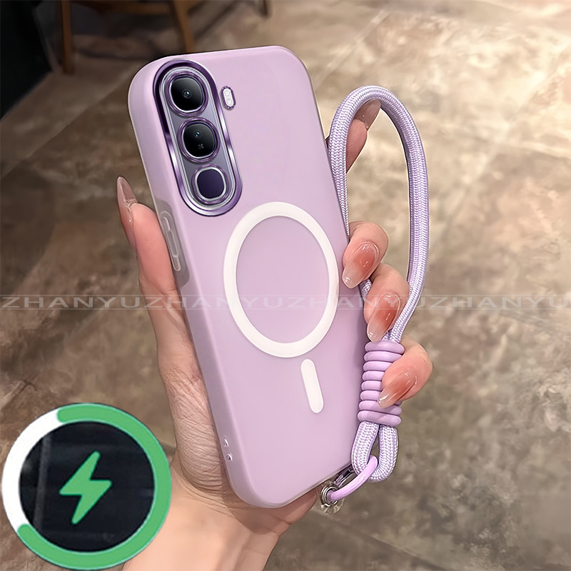 เหมาะสําหรับ vivo Y31 5G Y21D 4G เคสโทรศัพท์ใหม่ minimalist anti jelly drop แหวนชาร์จแม่เหล็ก soft Case GD01