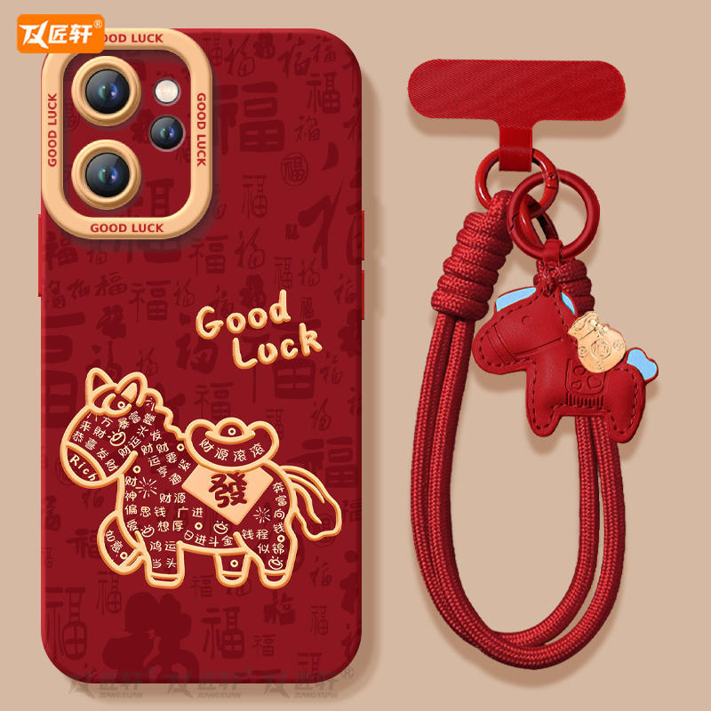 เคส oppo a18 เคสoppo a18 Fortune Pony เหมาะสําหรับ oppoReno15 เคสโทรศัพท์ reno14pro สไตล์ใหม่ 13 Ben