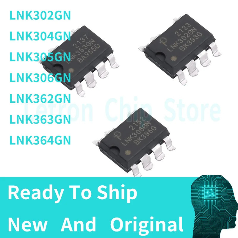 5 ชิ้น LNK302GN/304GN/305GN/306GN/362GN/363GN/364GN ชิป SOP