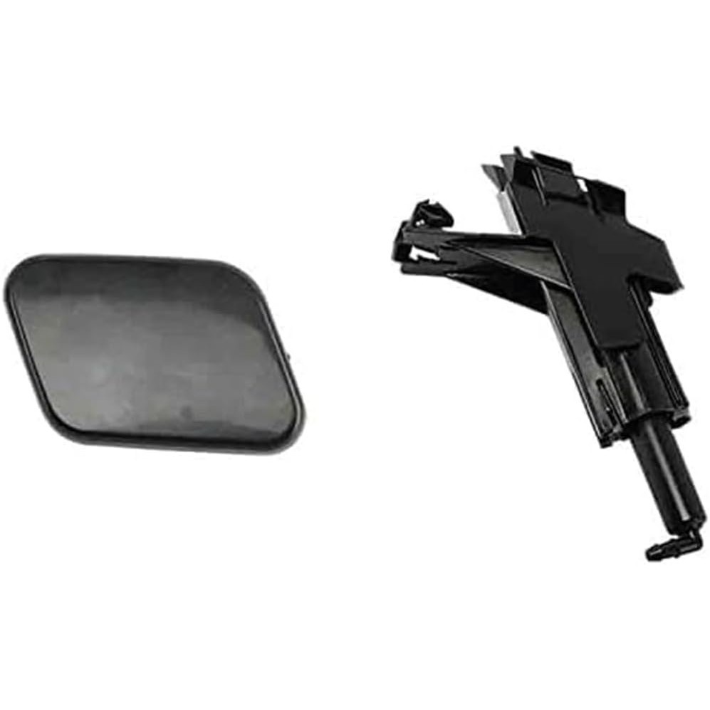 ไฟหน้าหัวฉีดเครื่องซักผ้าไฟหน้า Water Sprayer Jet/Cover Cap Shell Unpainted/Fit สําหรับ Nissan/Fit ส