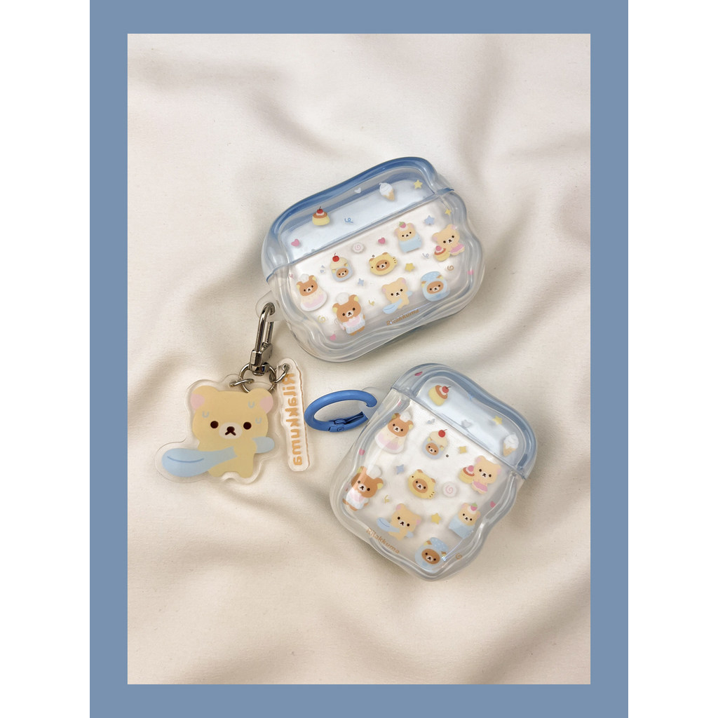 เคส airpods 2 airpods 4 case Ins สนุกขนมหวานน่ารัก Rilakkuma airpods4 เคสป้องกัน airpod3 เหมาะสําหรั
