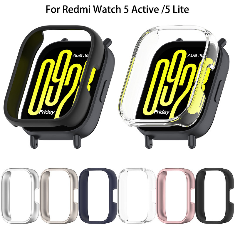 เคสพีซีแบบแข็งสําหรับ Redmi Watch 5 Active 5 Lite ทนต่อการตกและทนต่อแรงกระแทก