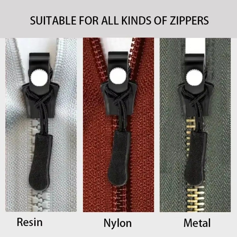 ชุดซ่อมซิปทันที สำหรับกระเป๋าและเสื้อกันลม สามารถถอดได้และใช้งานง่าย - รูปที่ 4
