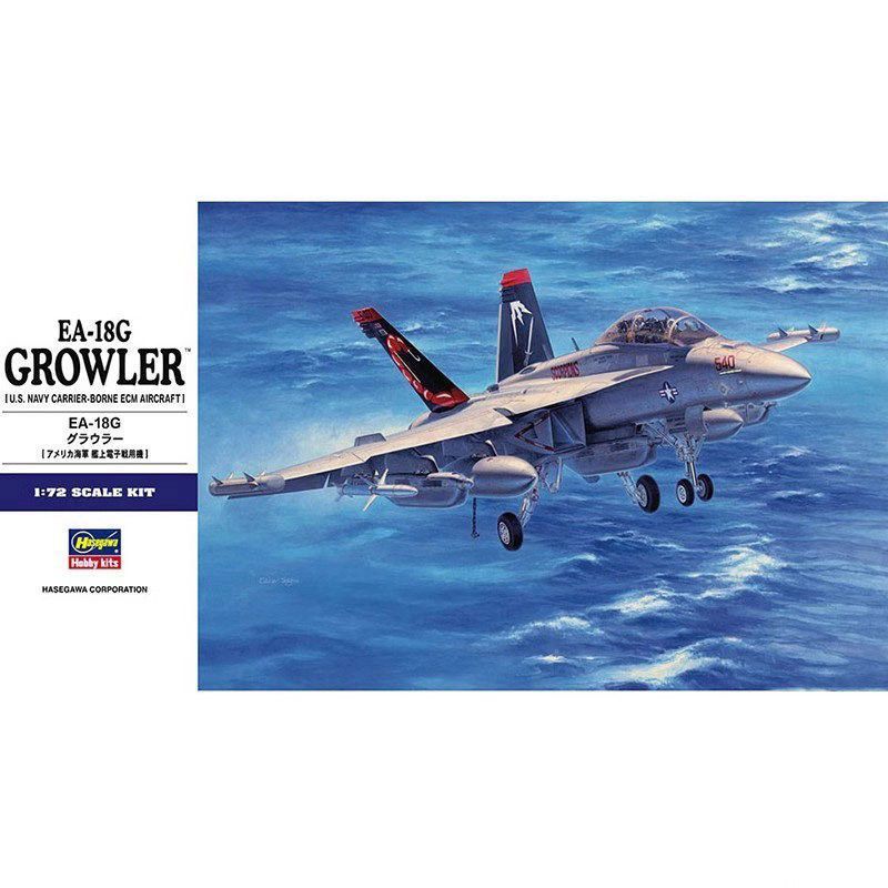 Hasegawa ประกอบรุ่น 01568 1/72 EA-18G Roarer นักสู้อิเล็กทรอนิกส์