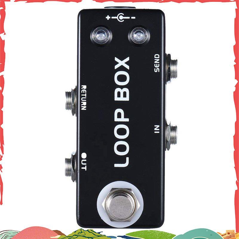 Mosky Mini Guitar Effect Pedal Loop Box Switcher Channel Selection True Bypass