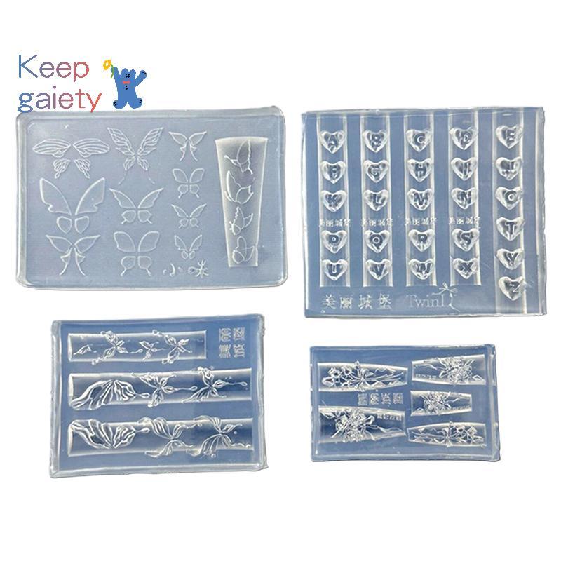 [Kpt-t] แม่พิมพ์ซิลิโคน 3D ตกแต่งเล็บดอกกุหลาบซิลิโคนแต่งเล็บแม่แบบแม่พิมพ์อุปกรณ์เสริม [ใหม่] - รูปที่ 4