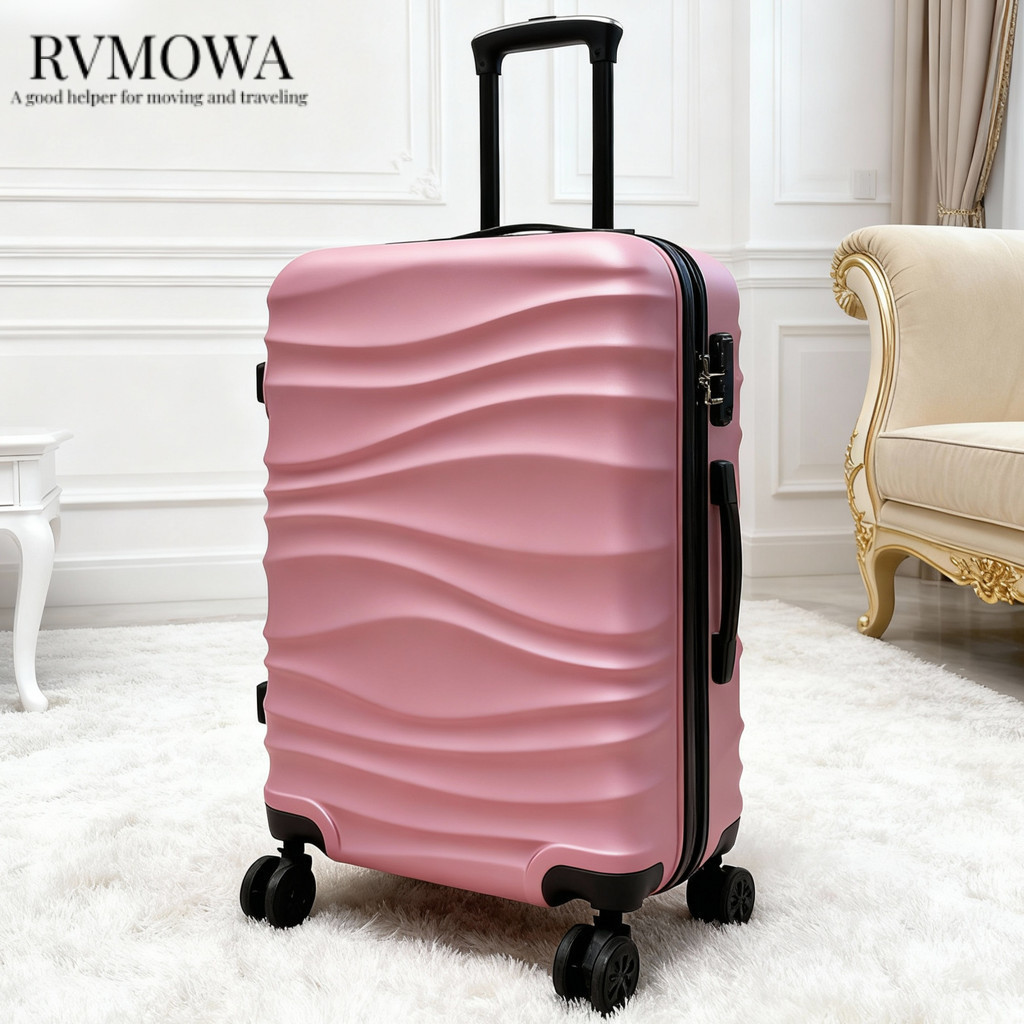 RVMOWA (จัดส่งในวันเดียวกันจากประเทศไทย) Warranty period3อลูเนียมอัลลอยด์ความจุสูงน้ำหนักเบากระเป๋าเดินทางล้อเลื่อนน้ำ