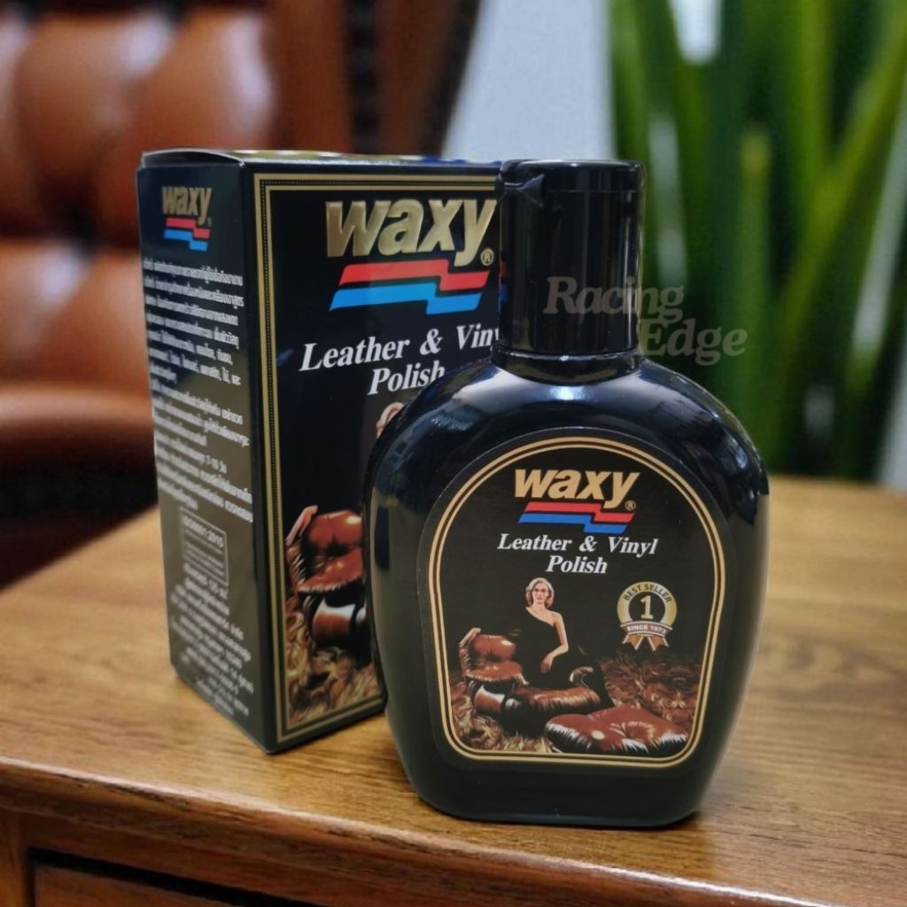 🚩4.4(อะไหล่แต่งซิ่ง) น้ำยา WAXY น้ำยาเคลือบเบาะ แว๊กซี่ 125 ml. น้ำยาเคลือบเบาะหนัง เคลือบเบาะ เคลือบเบาหนัง