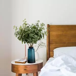 ดอกไม้เทียม + ใบไม้ตกแต่ง (ยูคาลิปตัส) สำหรับตกแต่งบ้าน/แจกัน DIY