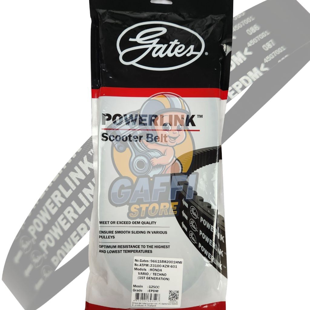 VBELT GATES POWERLINK KZR VARIO 125 BOHLAM OLD