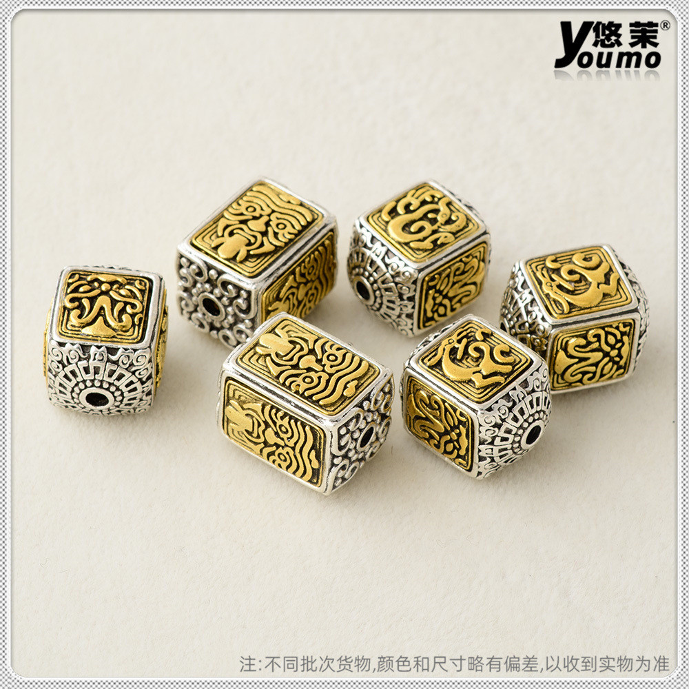 Spacer ลูกปัด Four Mythical Beasts Zakiram Cube diy