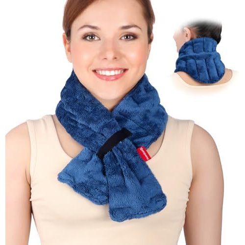 Comfytemp แผ่นทําความร้อนสําหรับคอไหล่ Microwavable, FSA Eligible HSA, 33"4 ",ชื้นความร้อนคอห่ออุ่นส