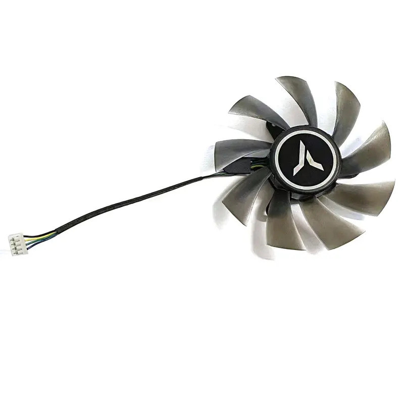 สําหรับ YESTON Radeon RX6400 4G GDDR6 กราฟิกการ์ดเปลี่ยน 85 มม.4PIN DIY พัดลม RX6400 GPU พัดลม