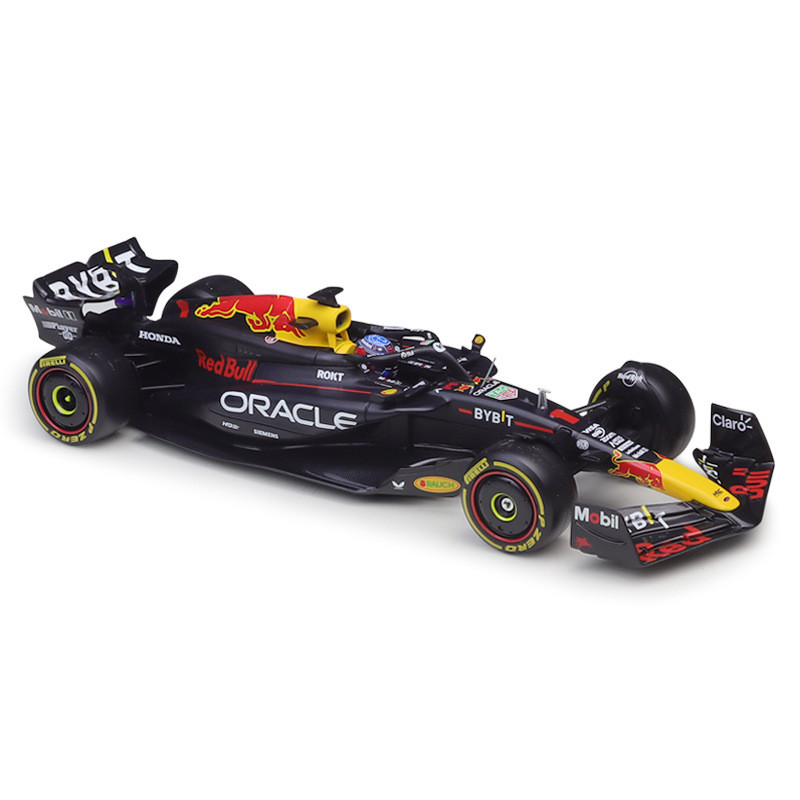 1: 24F1 Red Bull Fleet RB20 รถแข่งจําลองรถรุ่นพร้อมกล่องแสดงผล Plexiglass