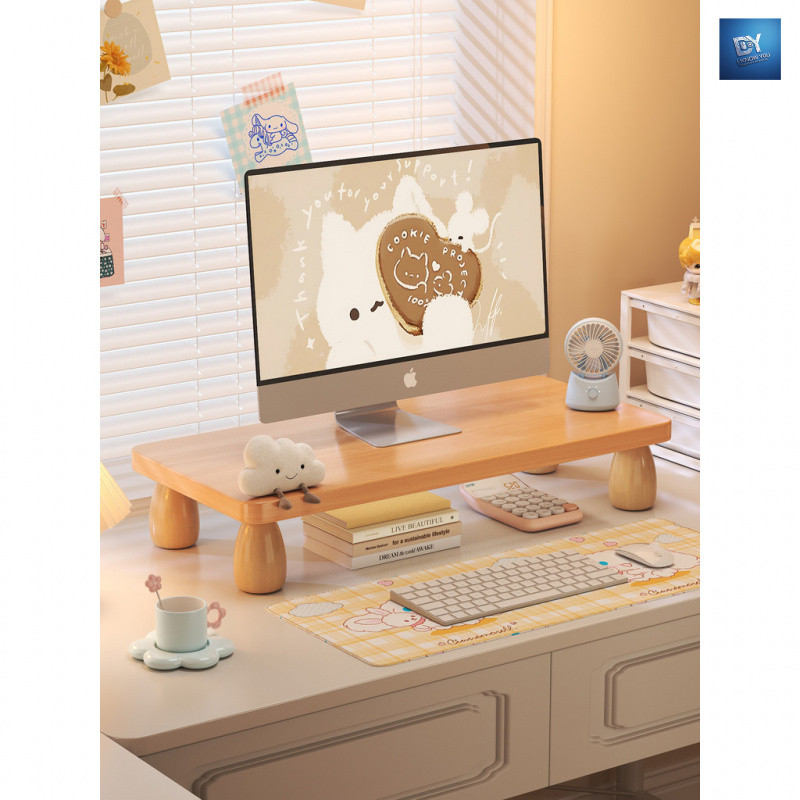 Iky ขาตั้งจอคอม คอมพิวเตอร์เดสก์ท็อปยกระดับ Rack Monitor ชั้นวางยกระดับเดสก์ท็อปคีย์บอร์ดวงเล็บทํางานตําแหน่ง Desktop Storage Rack ฐานแล็ปท็อปยกระดับ Rack Office Handy เครื่องมือ