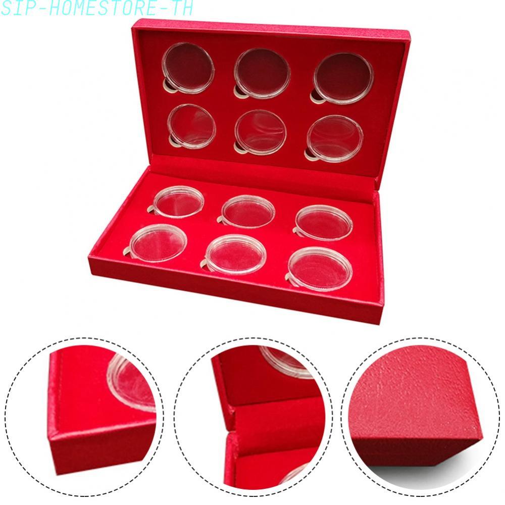 Coin Storage Box Square Box Holder Coin Storage Case High Quality Storage Boxes