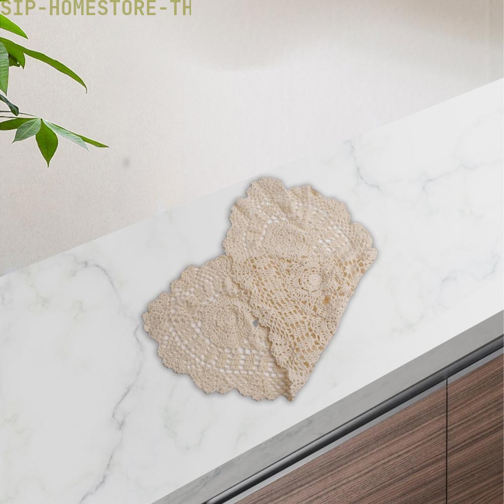 Table Runner Lace Runner Table Tablecloth Vintage Countryside Crocheted