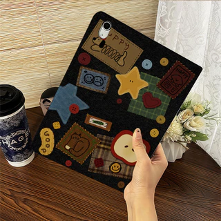 🔥จัดส่งทันที🔥เคสipad Pro11 2024 air7 air5 gen11 กางเกงยีนส์สไตล์การ์ตูน ช่องใส่ปากกา เคสไอแพด mini7