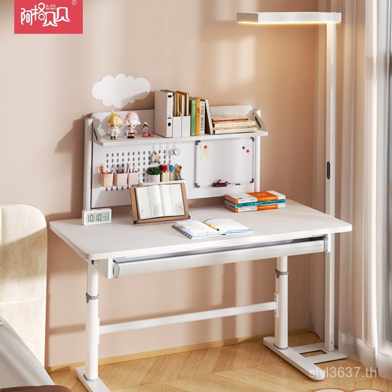 ไม้เนื้อแข็งในครัวเรือน Hand-Cranked Lift A 9u Kege ตารางนักเรียนเขียน Babe Simple โต๊ะเรียนเด็กโต๊ะ