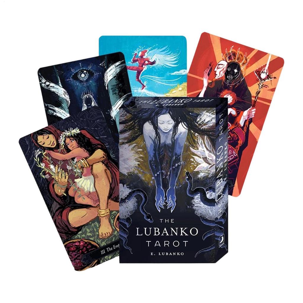 สํารับไพ่ทาโรต์ Lubanko – Riffle In Time Archetypes และการเชื่อมต่อ- พร้อมศิลปะ ตนเอง และการ์ดเกมอื่