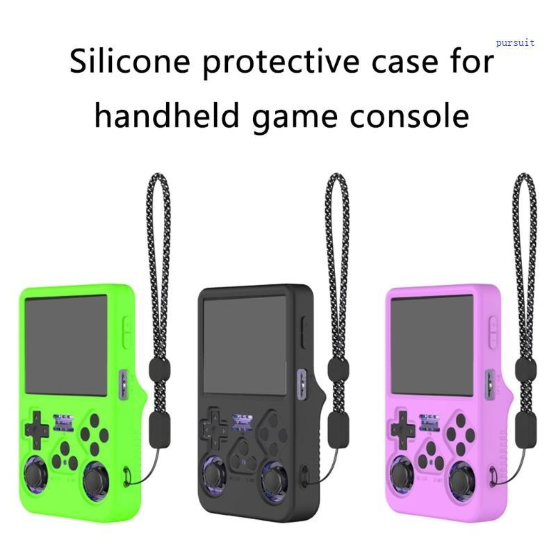 SUIT* กันน้ํา Skin Sleeve Protector สําหรับ R36S Gamepad กันฝุ่นเกมคอนโซลป้องกันกรณีซิลิโคน
