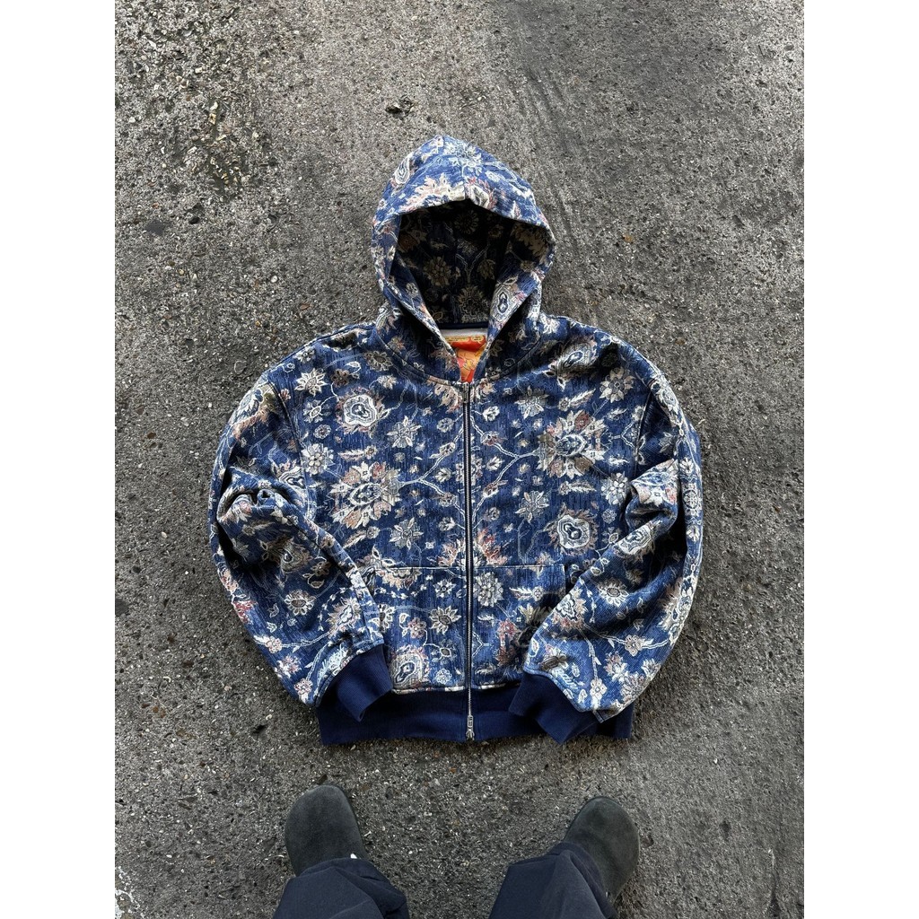 Street Wear Y2K Blue Camo Harajuku Hoodie