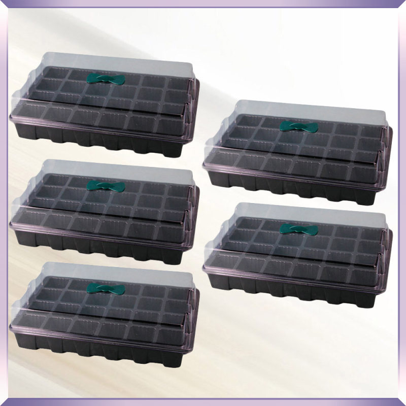 ถาด Hydroponic ที่ถอดออกได้ Planter Pot Kit Breathable Nursery เริ่มต้นแผ่น pinjun