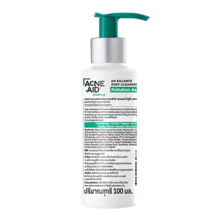 Acne Aid แอคเน่-เอด เนเชอรัล พีเอช บาลานซ์ เคลนเซอร์ โพลูชั่น แอคเน่ 100 มล.