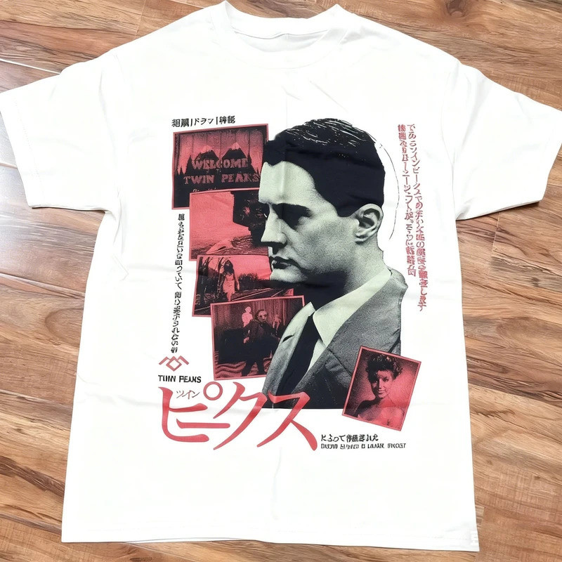 2026  90s Remake Rucking Fotten - Twin Peaks Shirt Basic Black GraphicBlack Tee S-4XL 100% Pure Cott