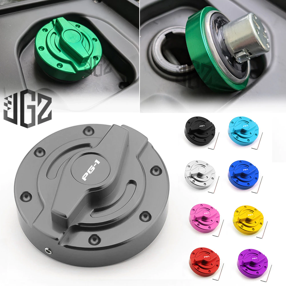 สําหรับ Yamaha PG-1 PG1 CNC อลูมิเนียมอัลลอยด์ฝาครอบฝาถังน้ํามันเชื้อเพลิงรถจักรยานยนต์