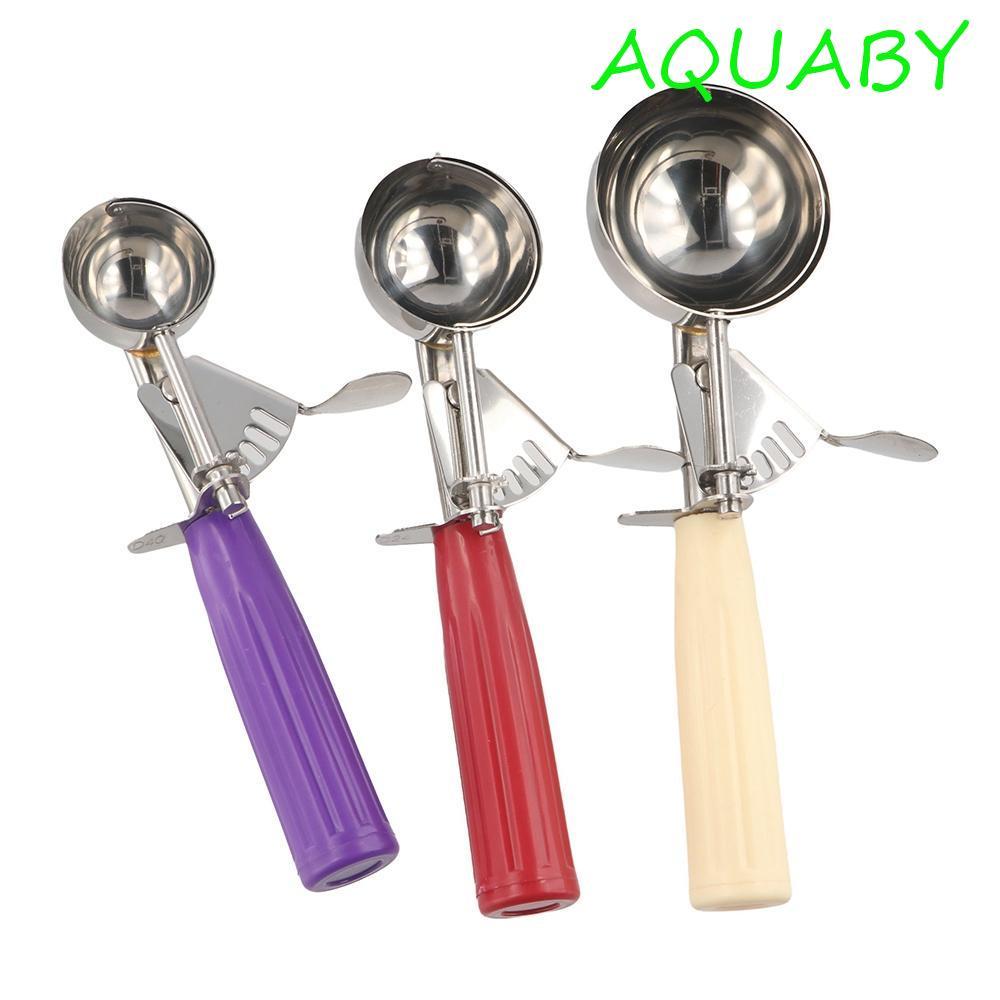 AQUABY Ice Ball Spoon Meat Balls 9 ขนาด Kitchen Cookies Dough Mash
